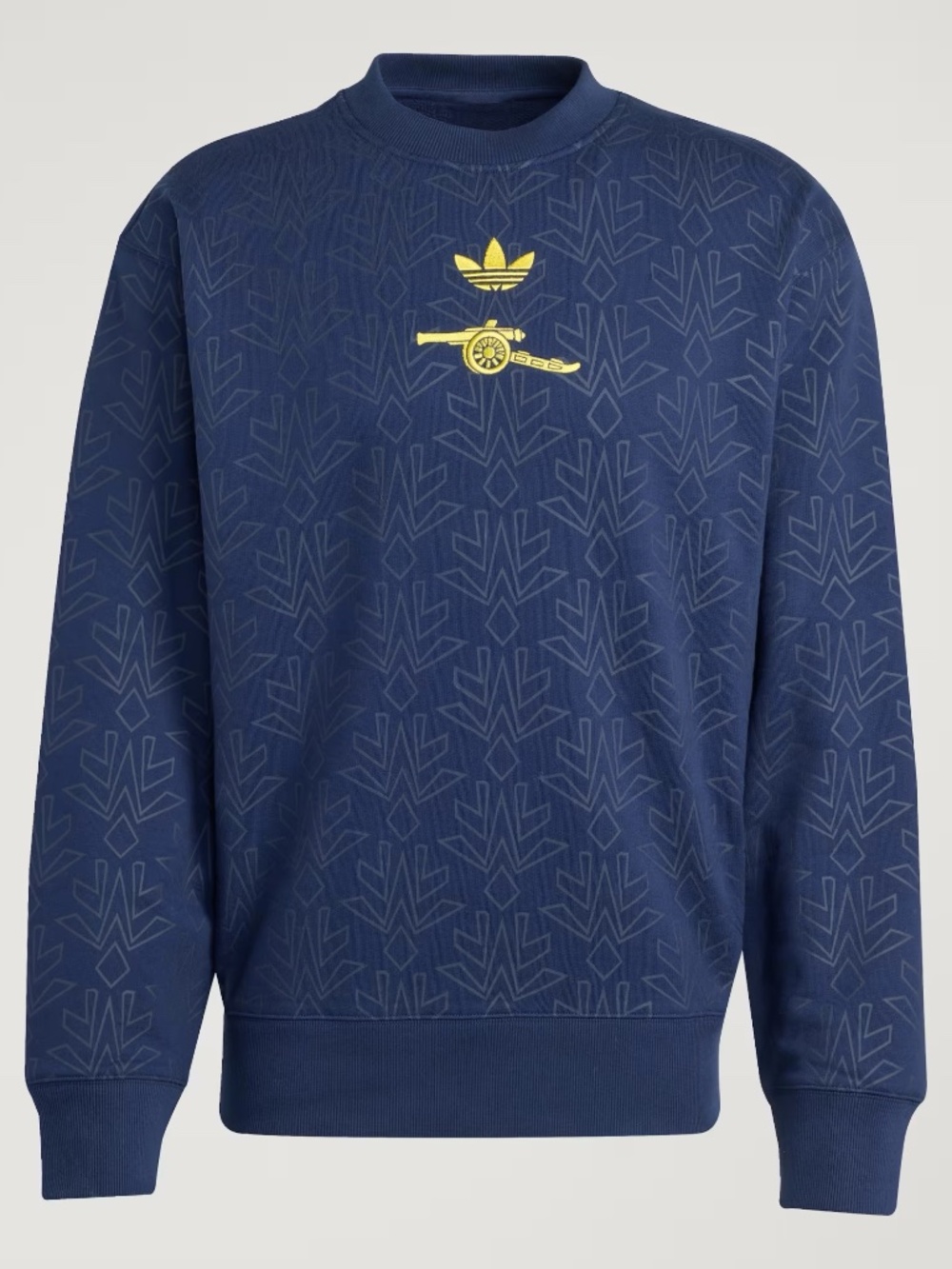 NWT men's XXL Adidas Arsenal FC LFSTLR Terry Crew Sweatshirt JZ4106 night indigo
